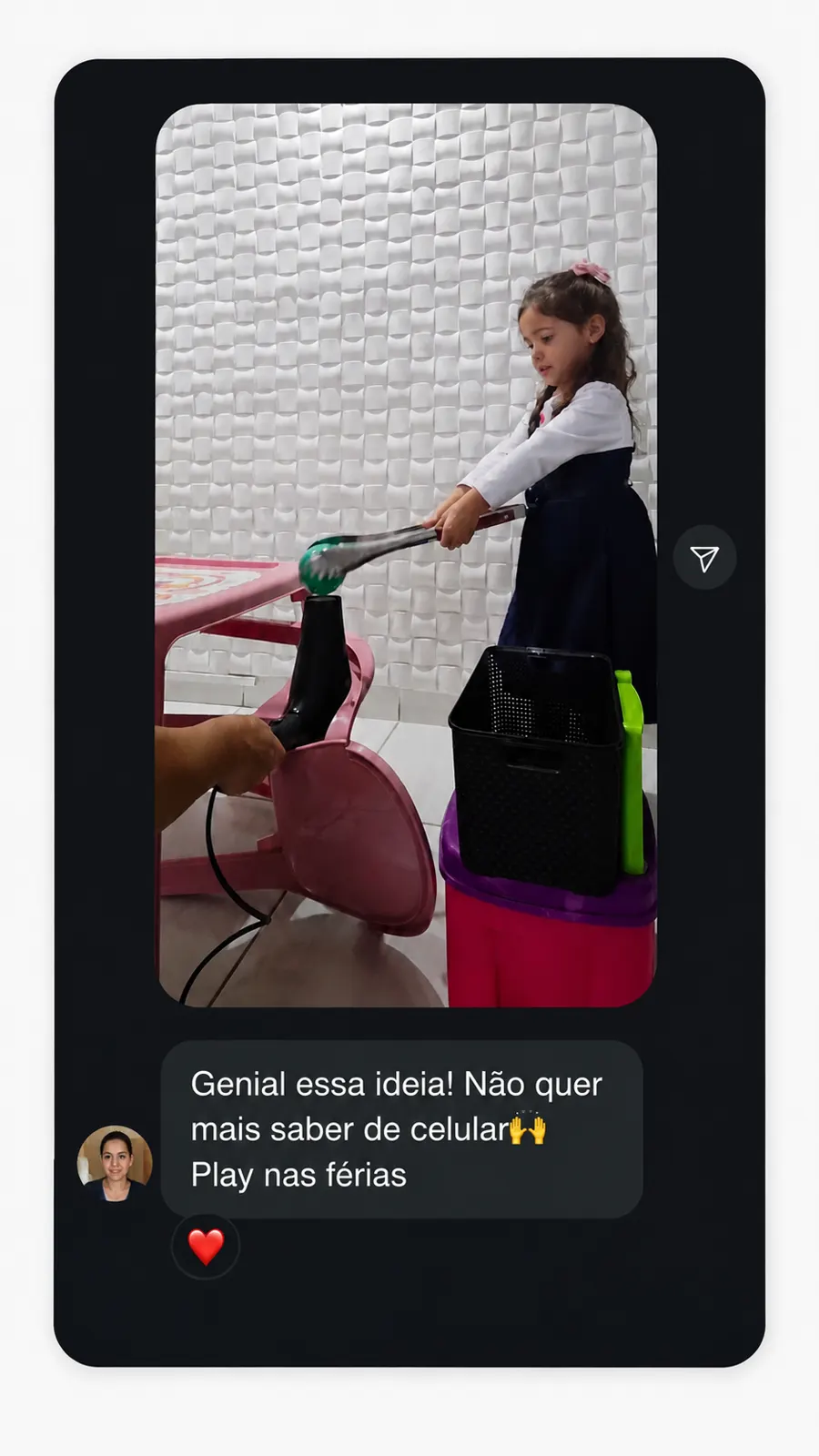 Depoimento 2 de família usando Férias sem Telas